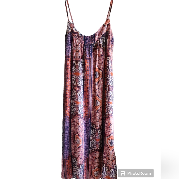 Lucky Brand, Women's dress, navy and coral, Super Cute, Size XS - Picture 10 of 10